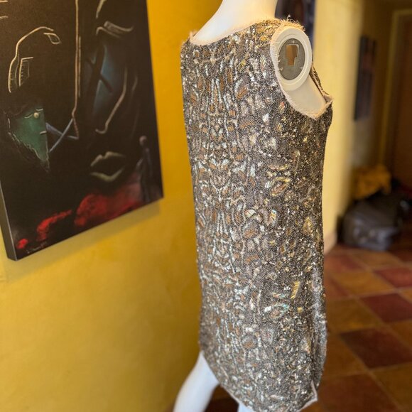 NWT! AllSaints Brellie Embellished Mini Dress Wedding Holiday Evening Size 4 - Picture 3 of 16